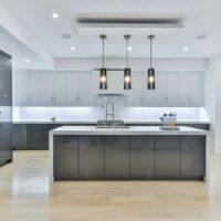 stainless steel kitchen sink with faucet
