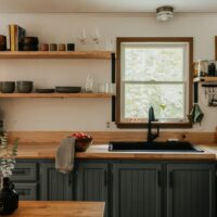 A kitchen filled with lots of counter top space
